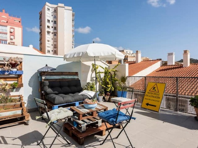 Kattohuoneisto Málaga Centro