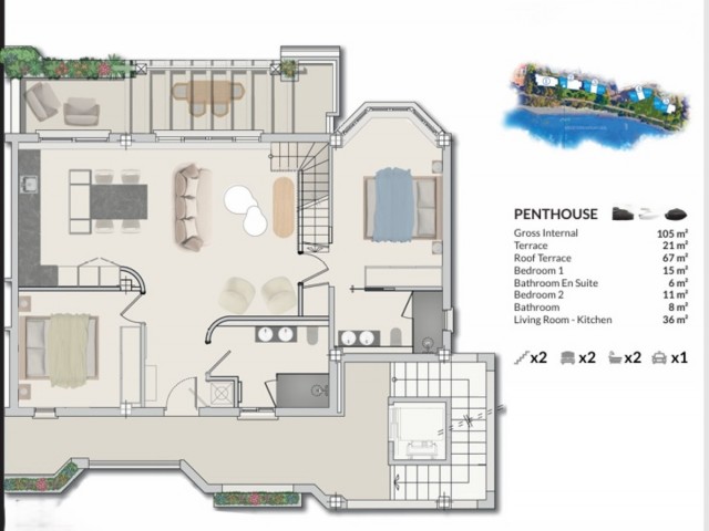 2 Bedrooms Apartment in Estepona