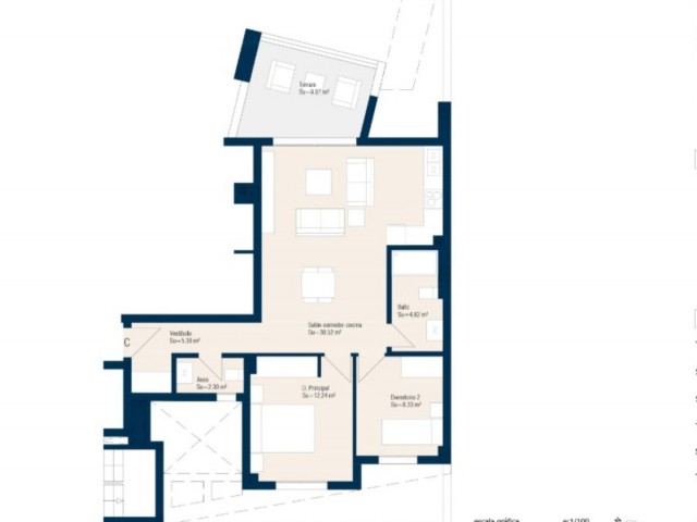 Apartamento con 2 Dormitorios  en Torremolinos