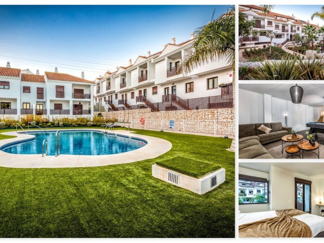 Maison mitoyenne avec 4 Chambres  à Mijas Costa