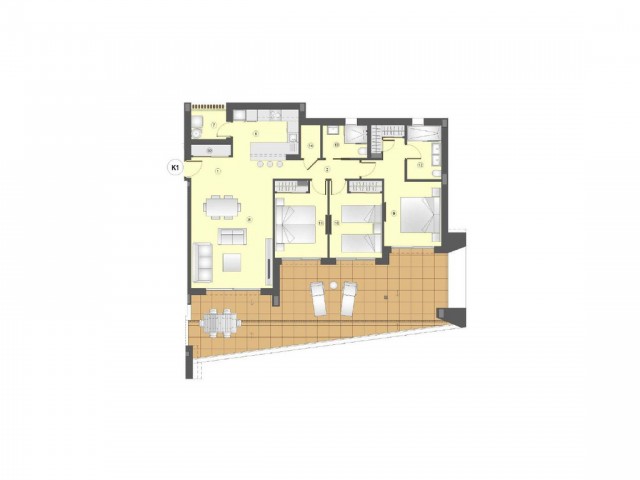 Appartement avec 2 Chambres  à Benalmadena