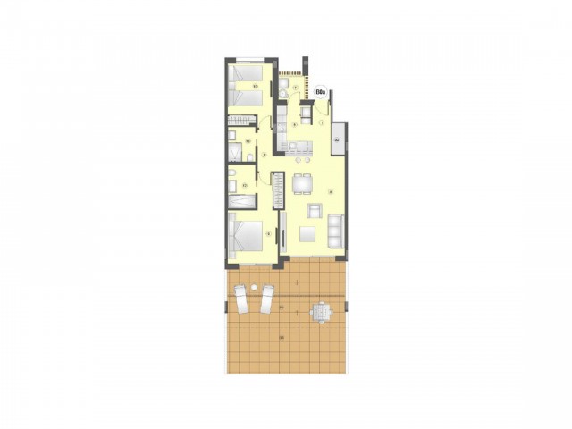 2 Bedrooms Apartment in Benalmadena