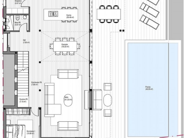 5 Sovrums Villa i Manilva