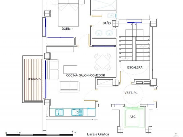 Apartamento con 1 Dormitorios  en Mijas Costa