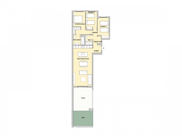 Appartement avec 3 Chambres  à Estepona